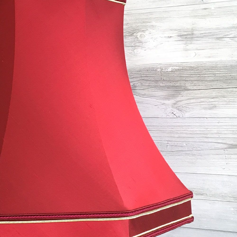 Fabric Lampshade Red